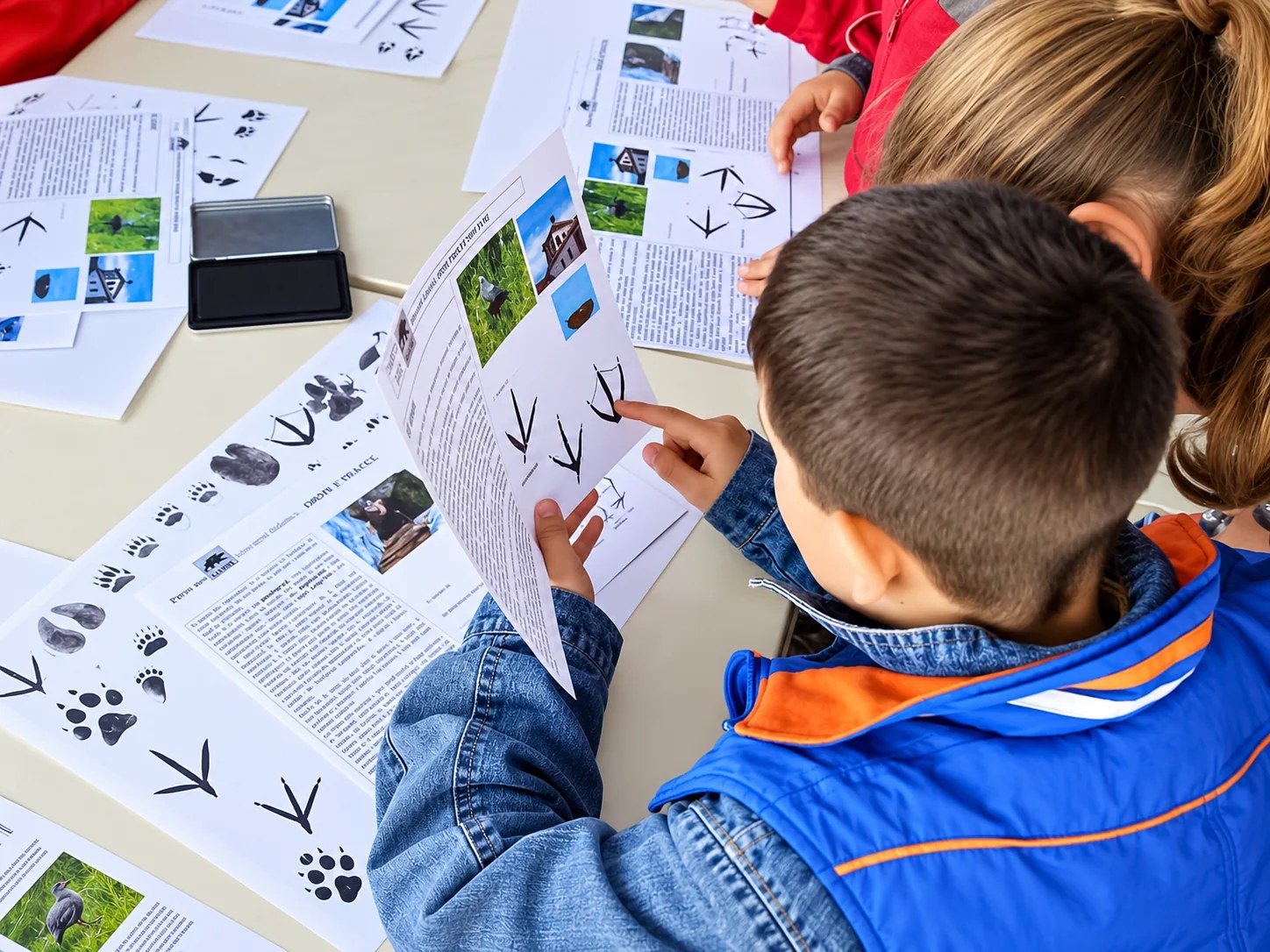 Laboratorio su orme e tracce degli animali